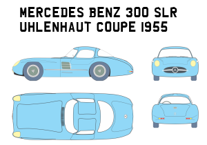 1955 Mercedes-Benz 300 SLR Uhlenhaut Coupe
