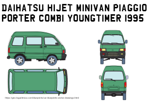 Daihatsu Hijet Minivan Piaggio Combi Youngtimer 1995