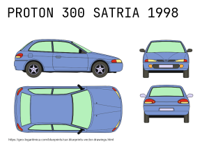Proton 300 Satria 1998
