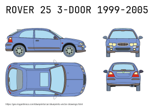 Rover 25 3-Door 1999-2005