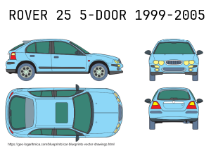 Rover 25 5-Door 1999-2005