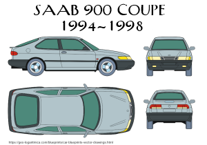 Saab 900 Coupe 1994-1998