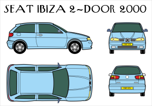 Seat Ibiza 2-Door 2000
