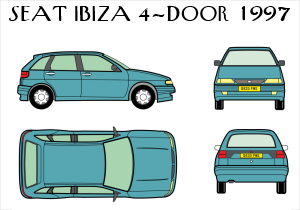 Seat Ibiza 4-Door 1997