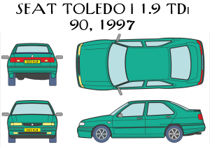 Seat Toledo I 1.9 TDi 90 1997