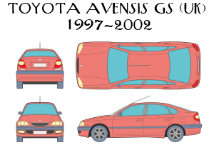 Toyota Avensis GS (UK) 1997-2002