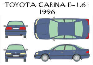 Toyota Carina E 1.6i, 1996