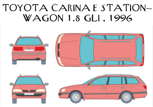 Toyota Carina E Stationwagon 1.8 GLi 1996
