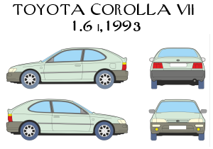 Toyota Corolla VII 1.6i 1993