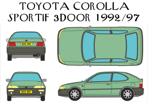 Toyota Corolla 3 Doors 1992-1997